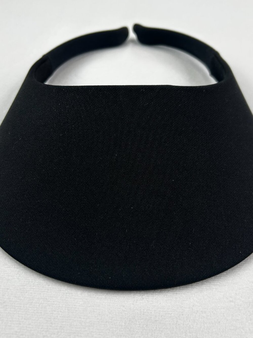 Sun Visors: No Headache Original Round Brim Black & Turquoise Blue - UPF 50 - Picture 3 of 12